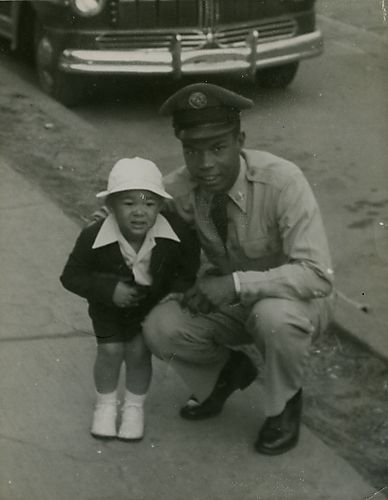 Charles Dorsey with Butch. 