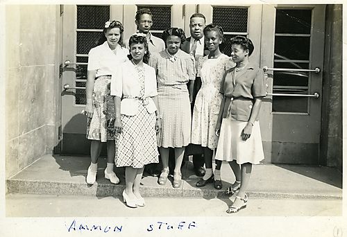 James A. Dorsey with the staff of the Ammon Recreation Center (2)