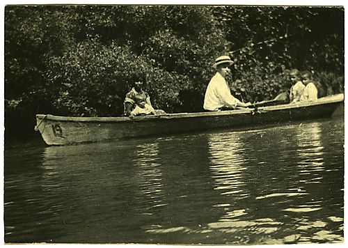James A. and Zerbie Ella Dorsey with their children on Olympia Park.
