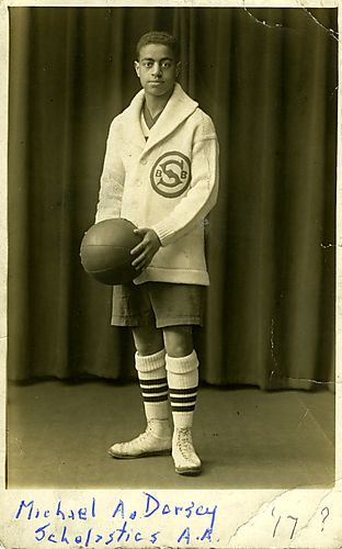 Michael A. Dorsey in Scholastics uniform