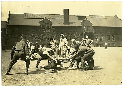 Men playing a game in Washington Park (2)