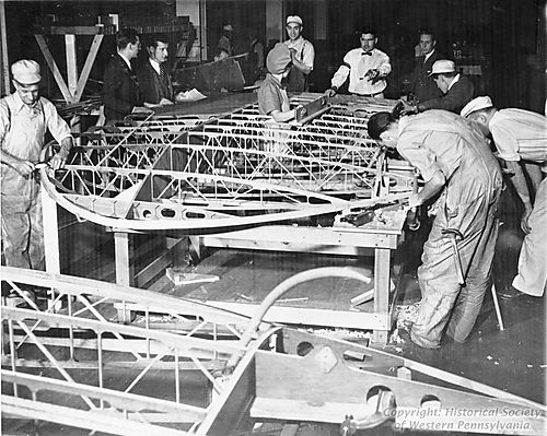 Building Glider During World War II