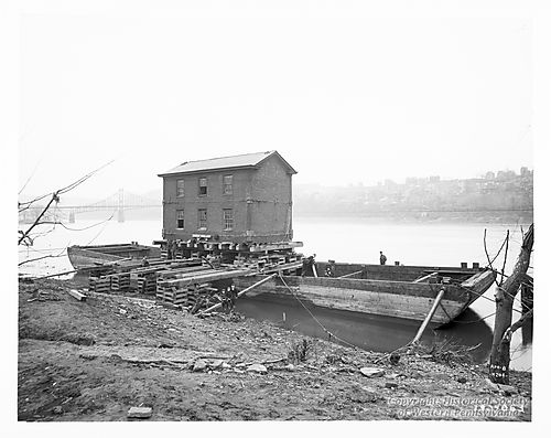 The House Where We Began Loaded on Barge