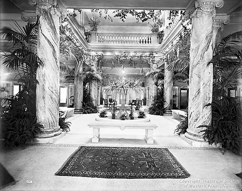 Rotunda decorated for Reception