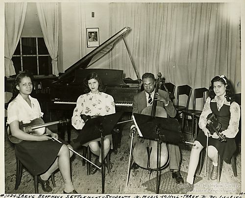 Students in Music School at the Irene Kaufmann Settlement