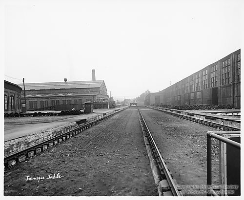 Transfer Table at the Baltimore &amp; Ohio Railroad Repair Shop