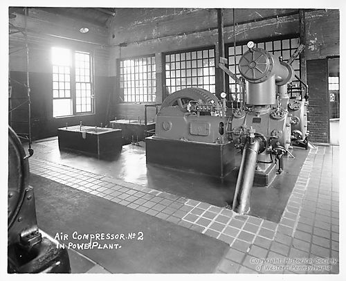 Air Compressor No. 2 in the Baltimore &amp; Ohio Railroad Power Plant