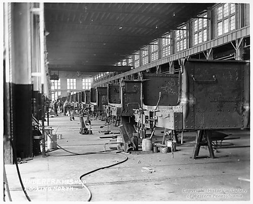 Underframe Shop at the Baltimore &amp; Ohio Railroad Repair Shop