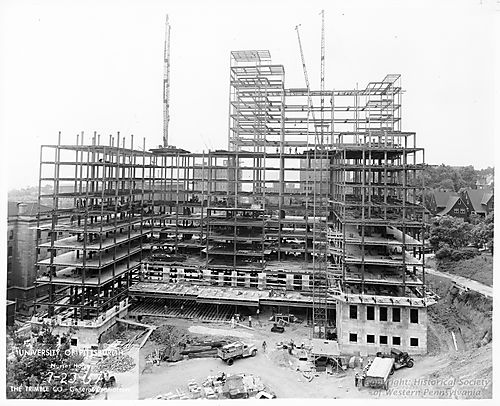 Nurses Home (Lothrop Hall) under Construction