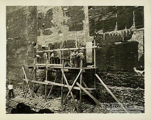 Construction of the Addition to the Bell Telephone Building