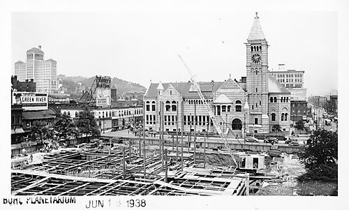 Buhl Planetarium under Construction
