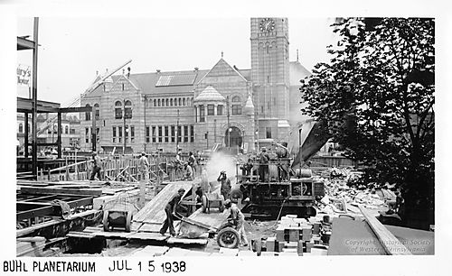 Buhl Planetarium under Construction