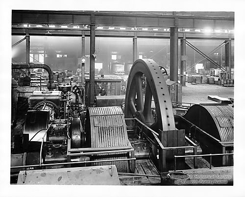 Interior view of the Mesta Machine Company Plant