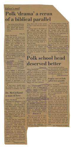 The Herald Letters to the Editor