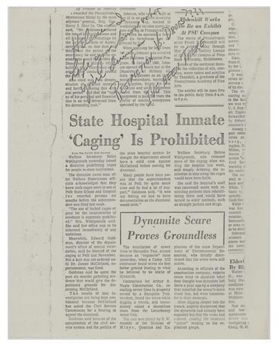 "State Hospital Inmate 'Caging' Is Prohibited" Article
