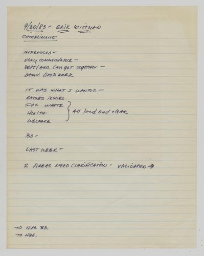 Bob Nelkin Notes on Erik Wittman