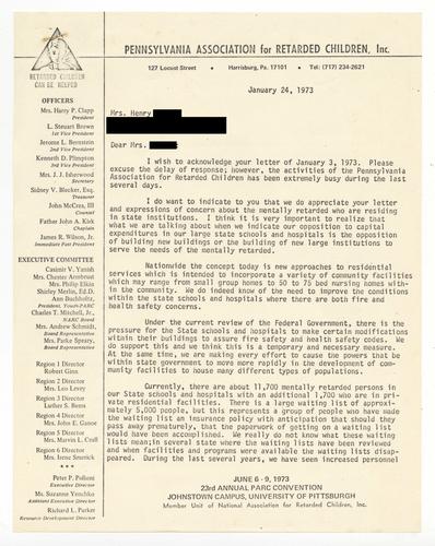 Correspondence with a Concerned Parent