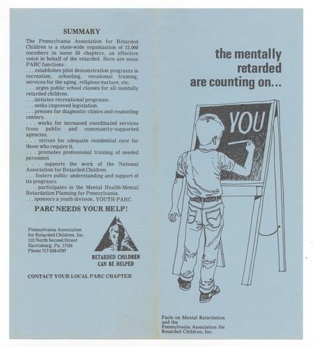 PARC Fact Sheet Pamphlet