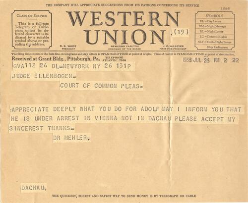 Letter from Leopold Mehler to Henry Ellenbogen (4)