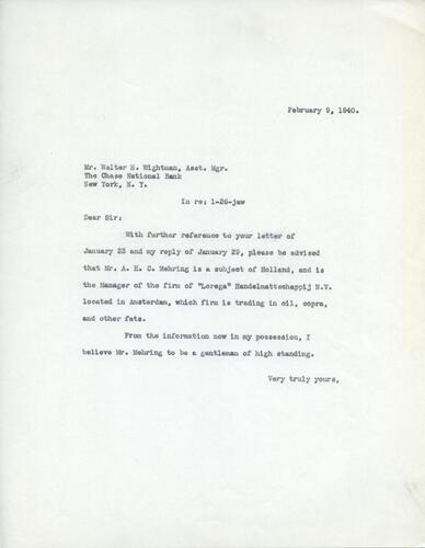 Letter from Walter Wightman to Henry Ellenbogen (2)