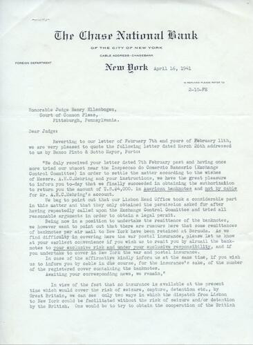 Letter from E.C. Funck to Henry Ellenbogen (03)