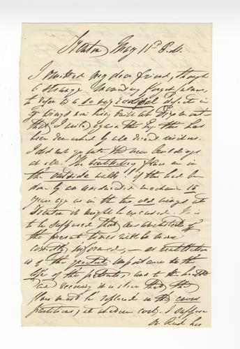 Letter from Dorothea Dix