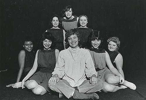 Patricia Montley and drama group
