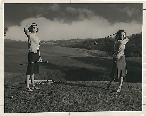 Golf class in Schenley Park