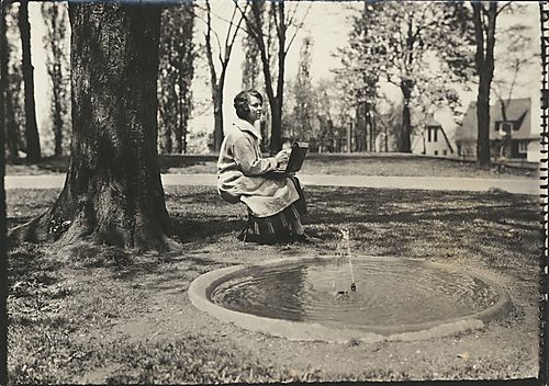 Frances Mason at the "The Bath"