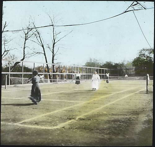 "Pennsylvania College for Women, Pittsburgh, Pa. Athletic Field and Tennis Courts."