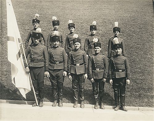 "Russian" WWI soldiers, fiftieth anniversary pageant