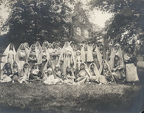 Female "Hebrew People," fiftieth anniversary pageant