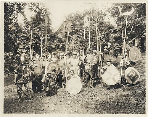 Soldiers, fiftieth anniversary pageant