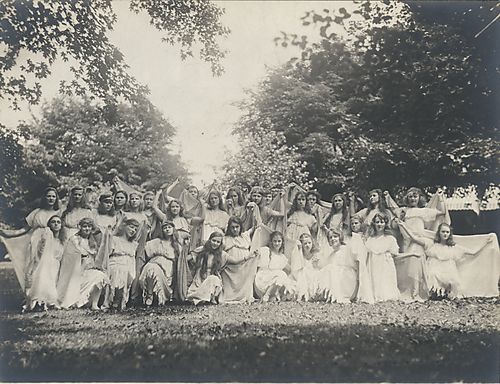 Student dancers, fiftieth anniversary pageant