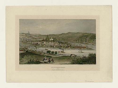 Pittsburgh, (Pa.) from Seminary Hill, 1864