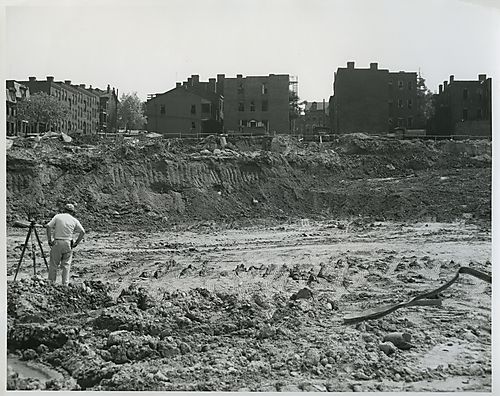 Surveyor on site