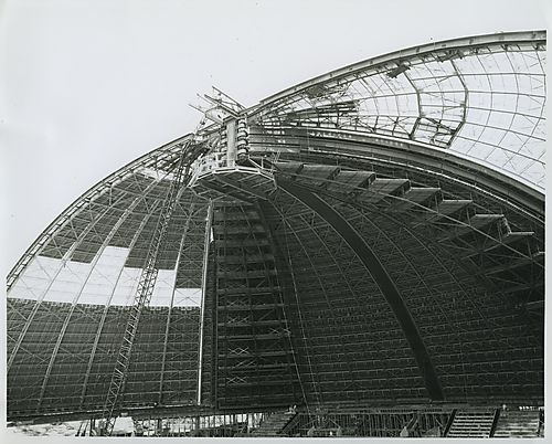 Center of the Civic Arena's dome