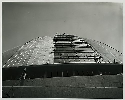 Ground-level view of the Civic Arena's dome