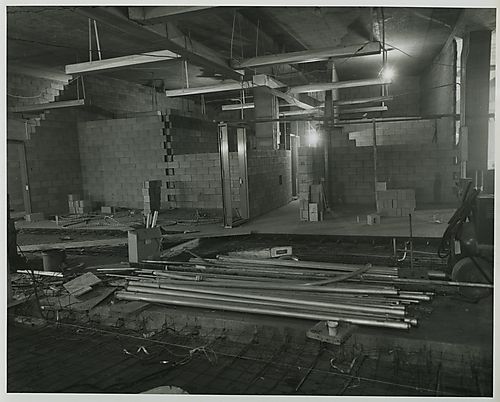 Construction of room in the Civic Arena