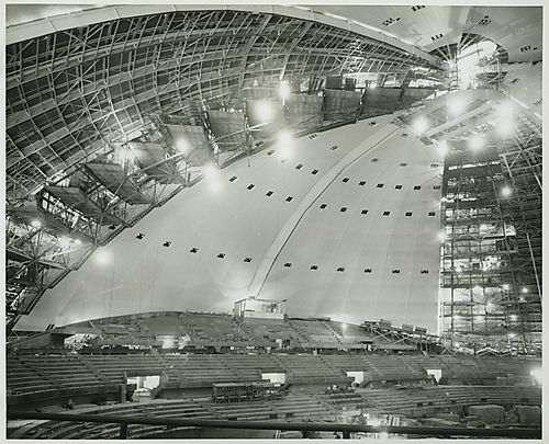 Civic Arena dome with the lights on (2) 