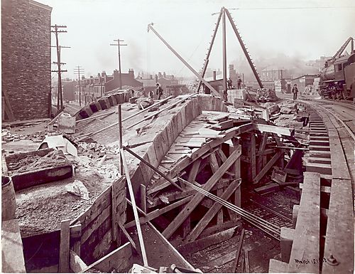 Placing stones-view from RR tracks