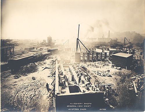 Allegheny Shops-General View-West
