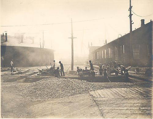 View South West-Extension of Transfer Wall