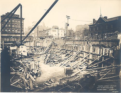 Federal Street Station-Site of New Building