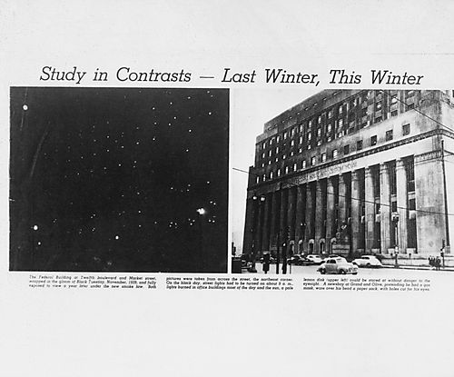 Study in Contrasts - Last Winter, This Winter