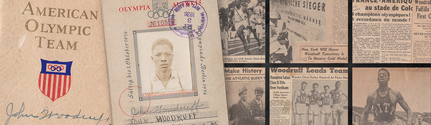 John Woodruff Scrapbooks