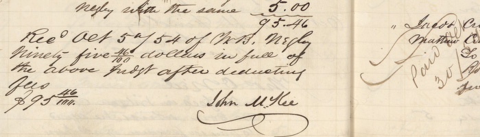 Thomas Mellon and William B. Negley Day Book