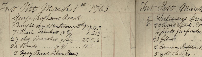William M. Darlington Collection of Fort Pitt Copybooks