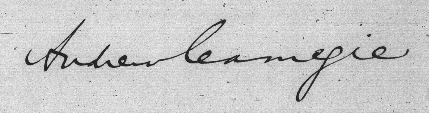 Andrew Carnegie Correspondence Collection