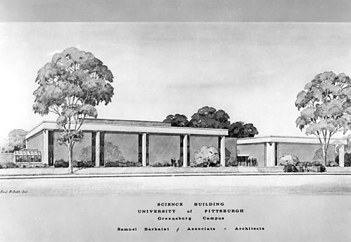 Science Building (Now Smith Hall) Architects Rendering